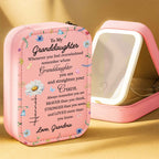 To My Granddaughter, Flowers And Crown