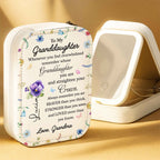 To My Granddaughter, Flowers And Crown