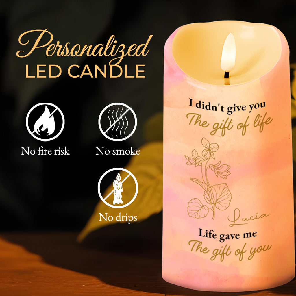 To My Granddaughter Love And Precious Moments LED Candle
