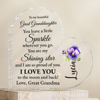 To My Beautiful Great Granddaughter, You Leave a Little Sparkle, Flowers And Butterflies