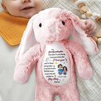 To My Great Granddaughter, Even when I'm not close by, Bunny and Hearts