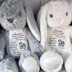 To My Great Granddaughter, Even when I'm not close by, Bunny and Hearts