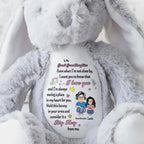 To My Great Granddaughter, Even when I'm not close by, Bunny and Hearts