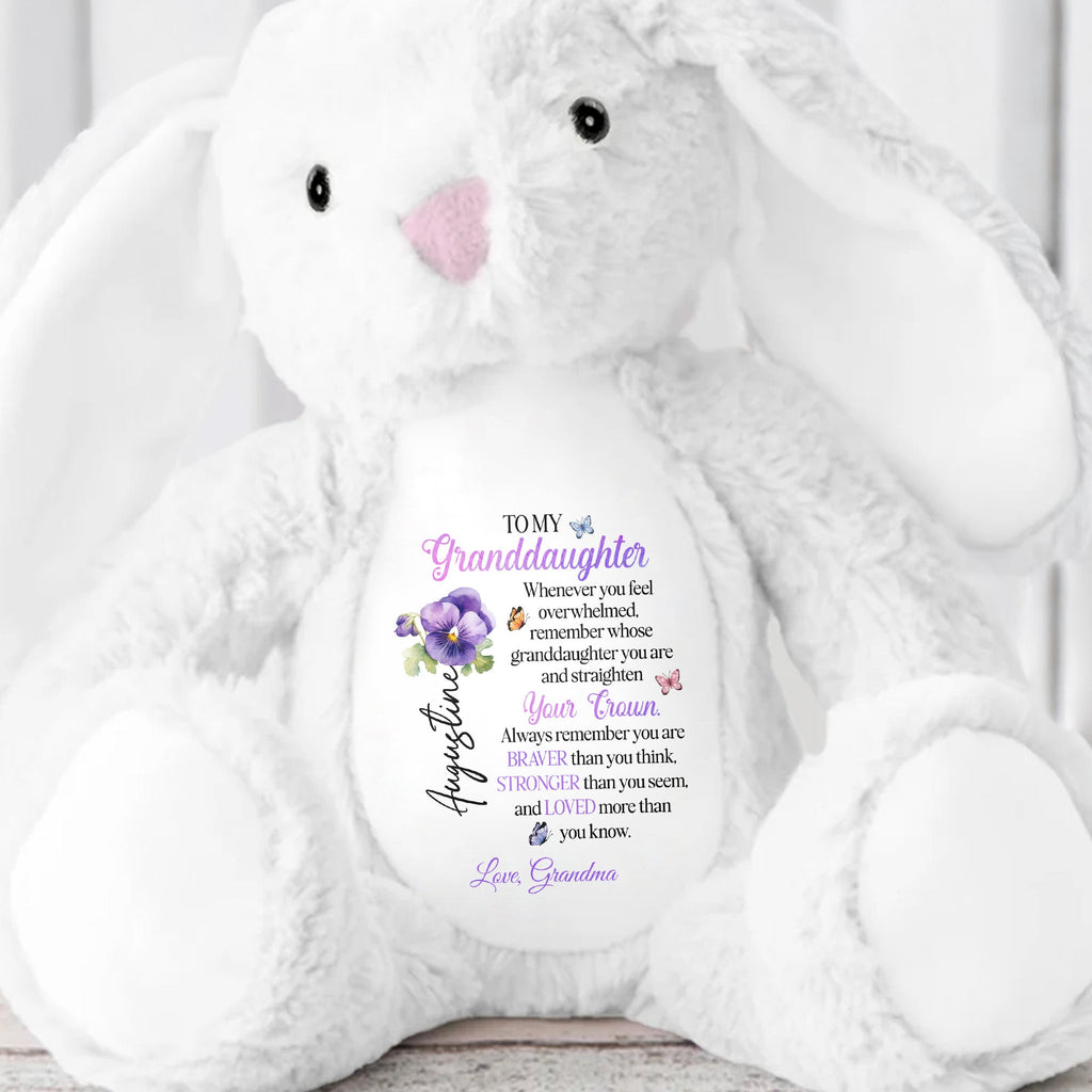 To My Granddaughter, Whenever You Feel Overwhelmed, Crown And Flowers