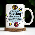 Thanks for Bee-ing an Amazing Granddaughter, Bees and Flowers