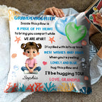 Inside This Pillow Is A Piece of My Heart, Heart, Girl, Coral