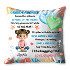 Inside This Pillow Is A Piece of My Heart, Heart, Girl, Coral