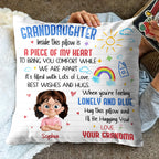 Piece Of My Heart Comfort Pillow With Love and Hugs