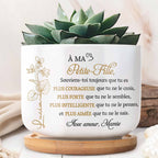 Always Remember You Are Braver, Stronger, And More Loved - Personalized Ceramic Plant Pot - GDT347_CEP