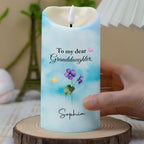 To My Dear Granddaughter, Flowers and Butterflies