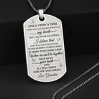 To My Granddaughter Love You Forever Flower Necklace