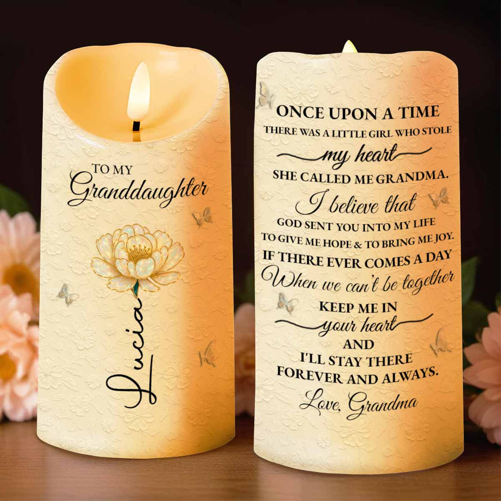 To My Granddaughter, Once Upon A Time, Flower And Butterfly