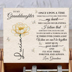 To My Granddaughter, Once Upon A Time, Flower And Butterflies