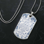 To My Granddaughter, Flowers And Butterflies Necklace