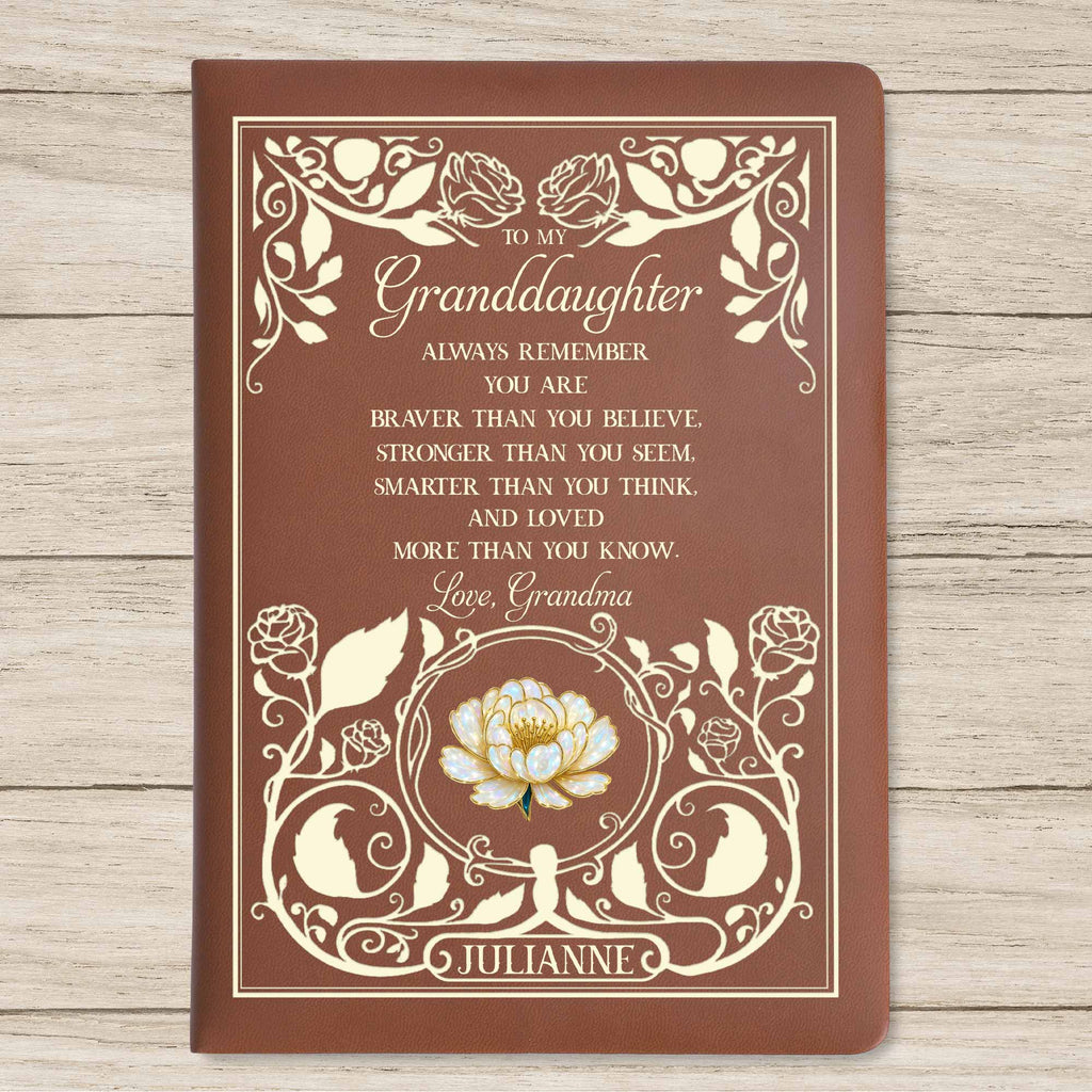 To My Granddaughter, Braver, Stronger, Smarter, Loves