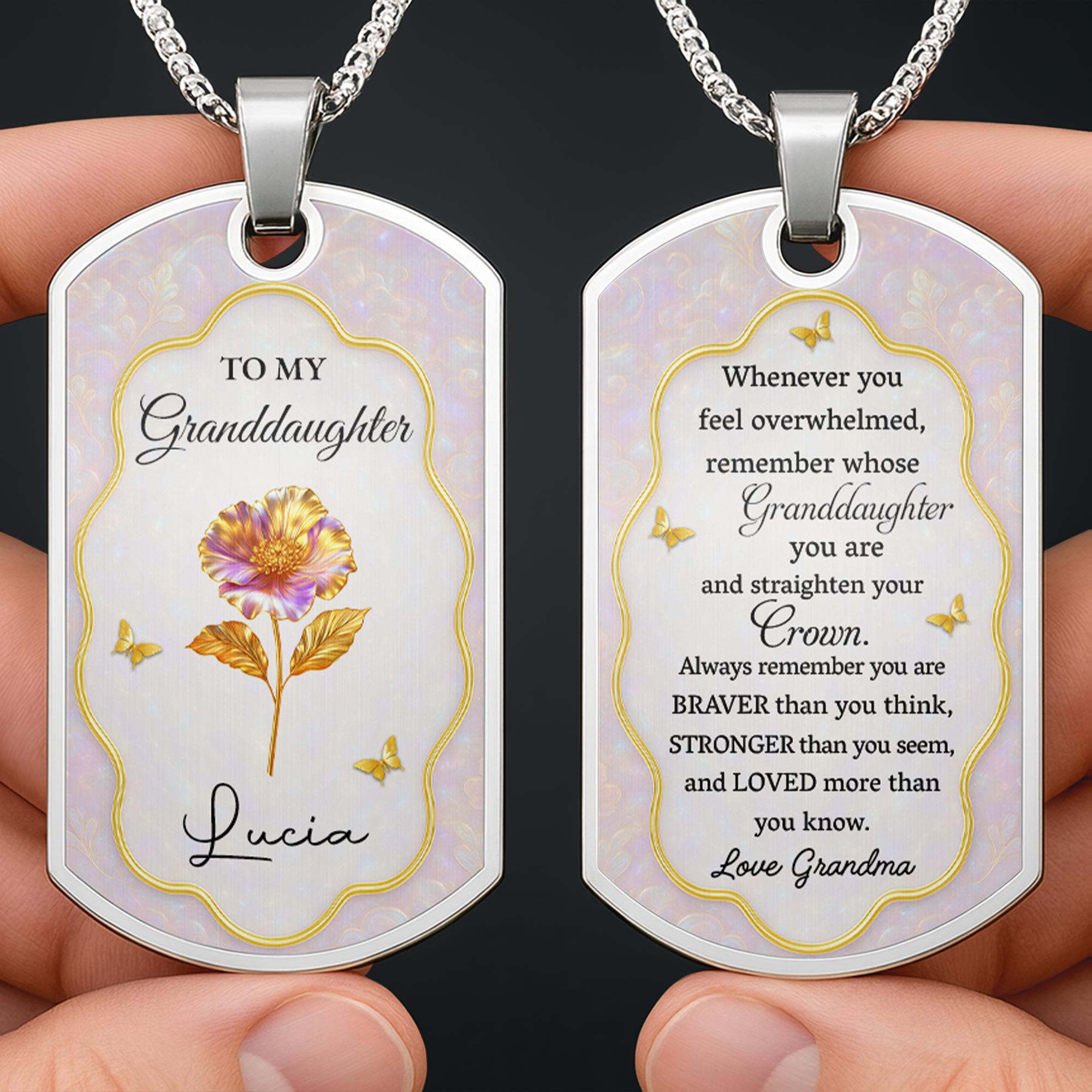 To My Granddaughter, Feel Overwhelmed, Remember Whose Granddaughter You Are