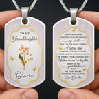 To My Granddaughter, Once Upon A Time, Flowers And Butterflies