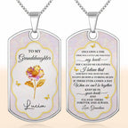 To My Granddaughter, Once Upon A Time, Flowers And Butterflies