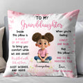 Piece Of My Heart Comfort Pillow With Girl And Hearts - Personalized Custom Pillow, Insert Included - GDT435_PLW