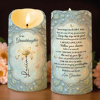To My Granddaughter, Love And Encouragement, Rose And Butterflies