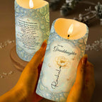 To My Granddaughter, Love And Encouragement, Rose And Butterflies