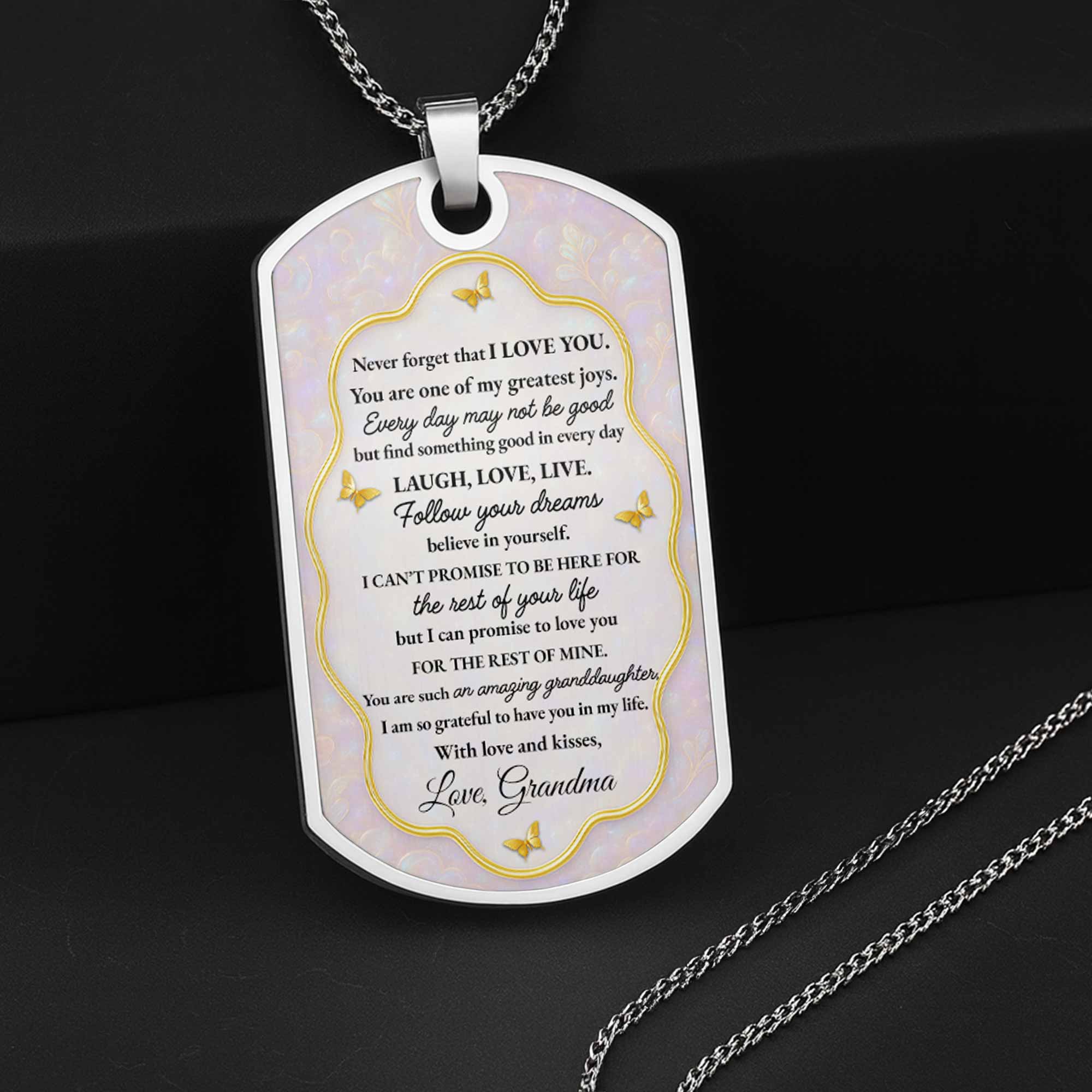 To My Granddaughter, An Everlasting Promise Of Love