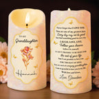 To My Granddaughter, Believe In Yourself, Flower And Butterflies