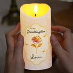 To My Granddaughter, Believe In Yourself, Flower And Butterflies