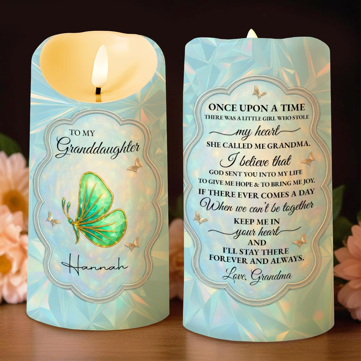 To My Granddaughter, Butterfly Heartfelt Message