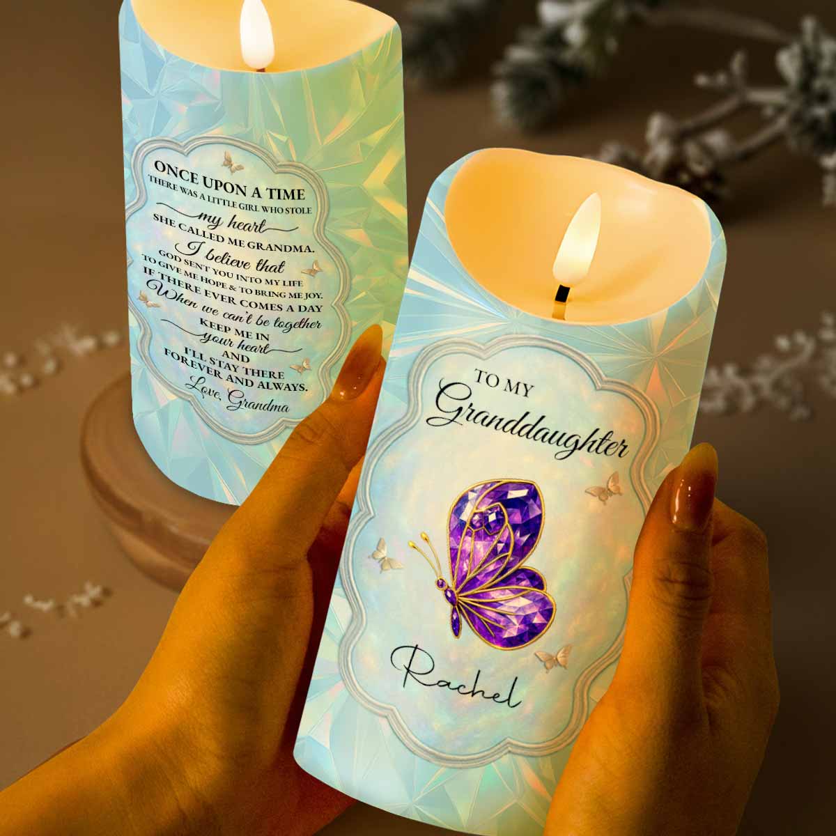 To My Granddaughter, Butterfly Heartfelt Message