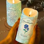 To My Granddaughter, Love From Grandma, Flowers And Butterfly
