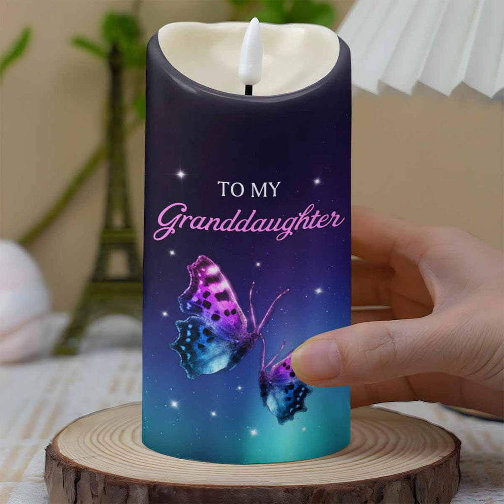 To My Granddaughter, Believe In Yourself With Butterflies