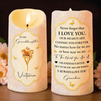 To My Granddaughter, Love From Grandma, Flowers And Butterflies
