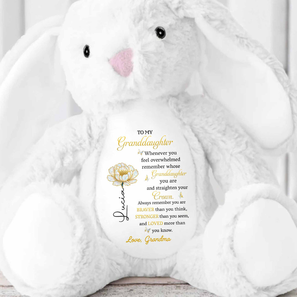 To My Granddaughter, Always Remember You Are Braver Flower