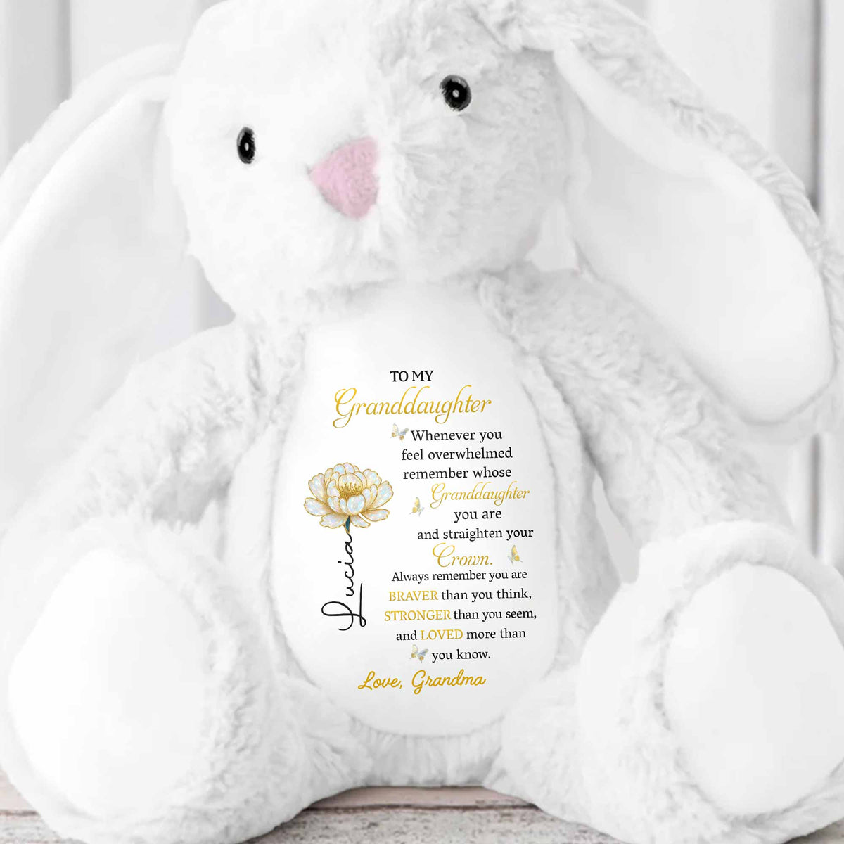 To My Granddaughter, Always Remember You Are Braver Flower