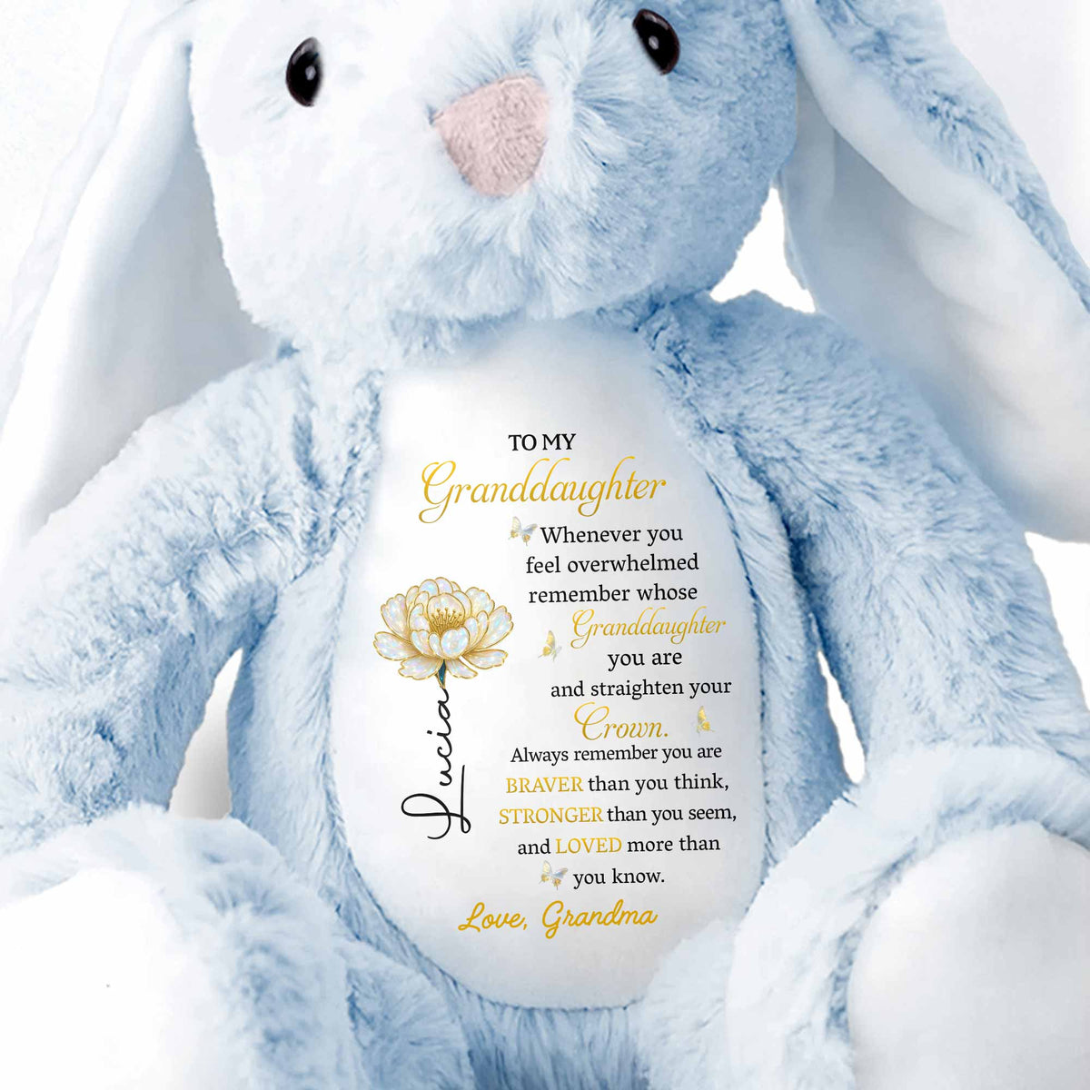 To My Granddaughter, Always Remember You Are Braver Flower