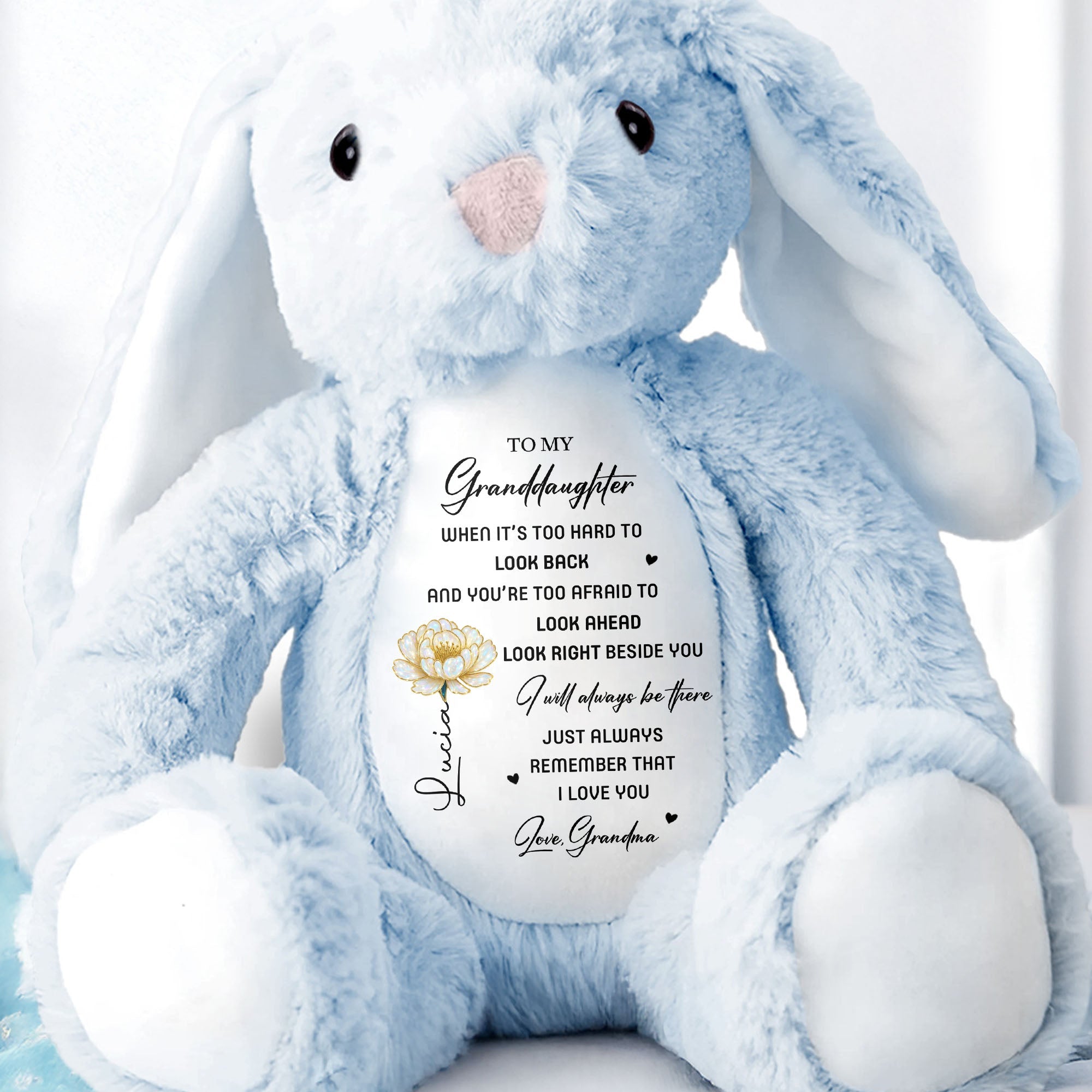 To My Granddaughter I Will Always Be Here With Rose