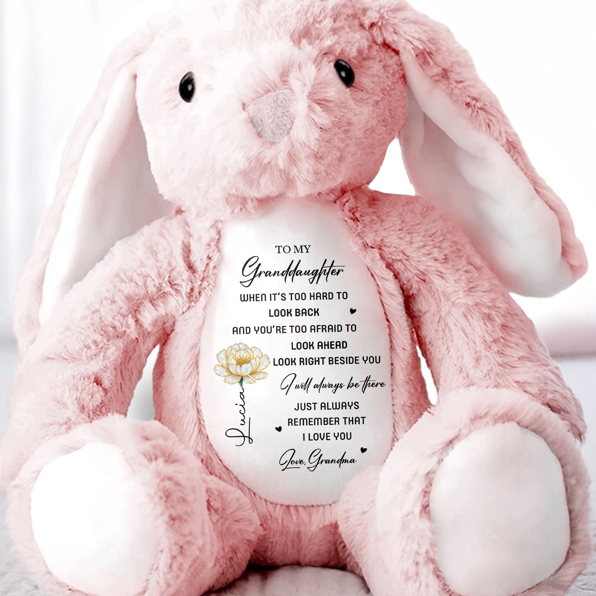 To My Granddaughter I Will Always Be Here With Rose