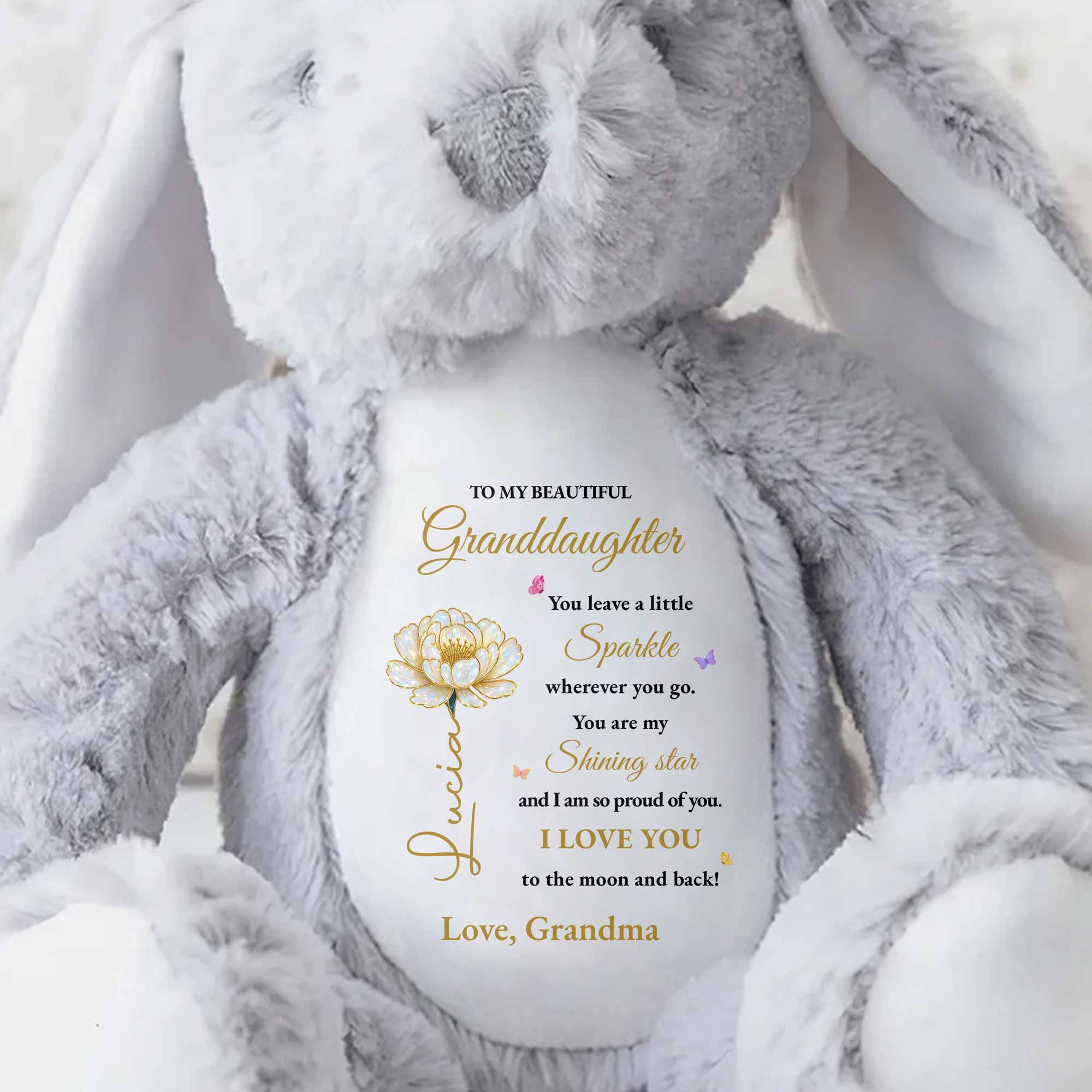 To My Beautiful Granddaughter, Sparkle And Shine With Love