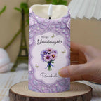 To My Granddaughter, Remember I Love You, Flowers and Butterflies