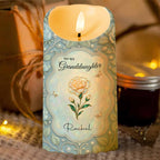 To My Granddaughter Love From Grandma, Flowers And Butterflies