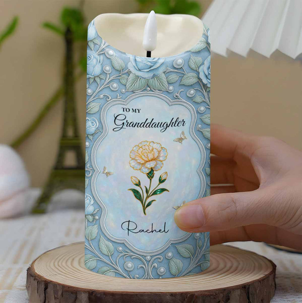 To My Granddaughter Love From Grandma, Flowers And Butterflies