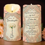 To My Granddaughter, Beautiful Floral Design