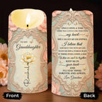 To My Granddaughter, Beautiful Floral Design
