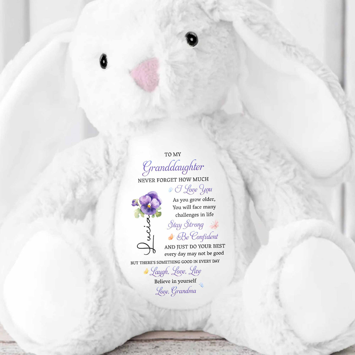 To My Granddaughter, Never Forget, Love, Believe