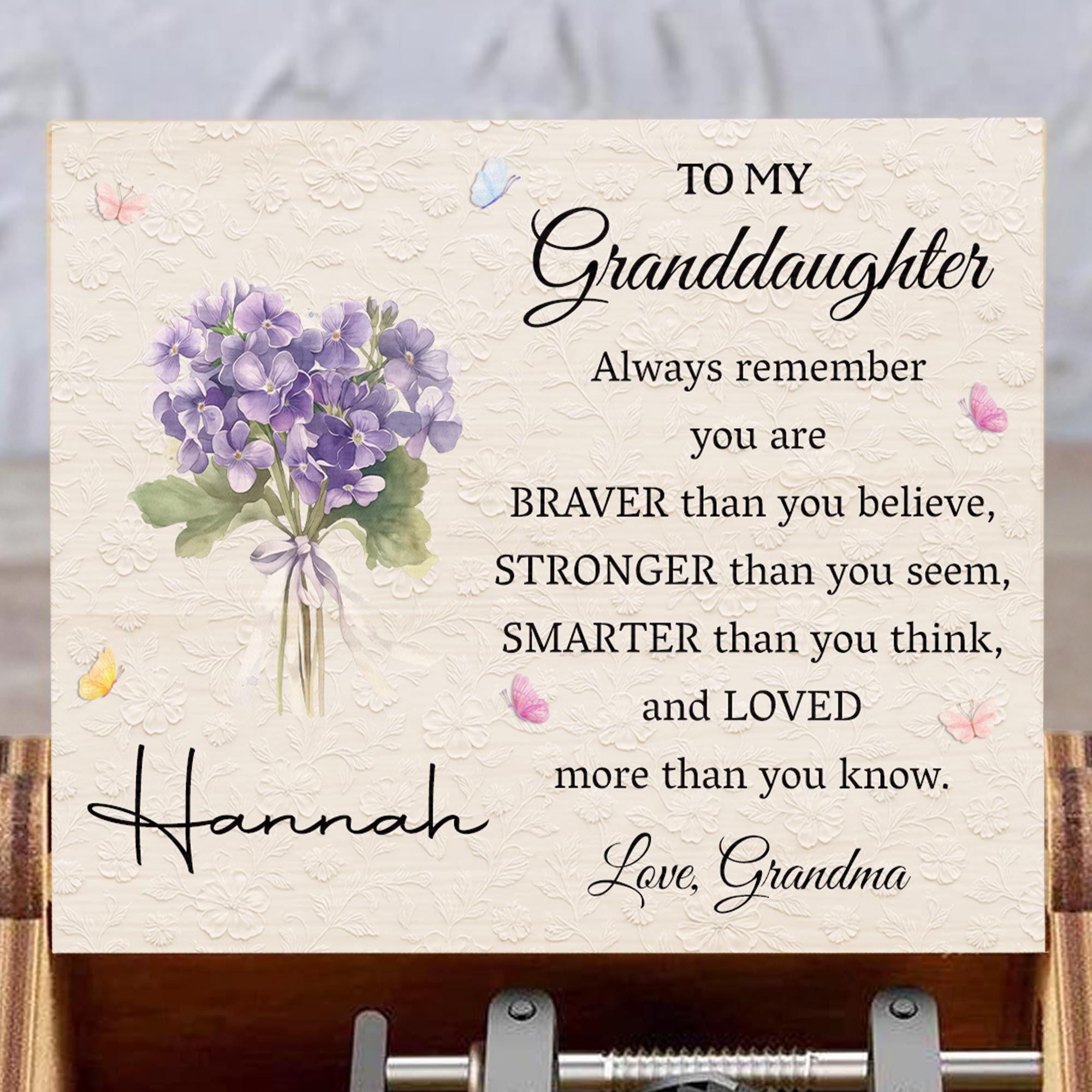 Always Remember You Are Braver, Stronger, Smarter, Loved