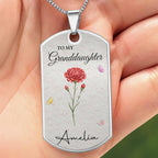 To My Granddaughter Once Upon A Time Flower Butterfly