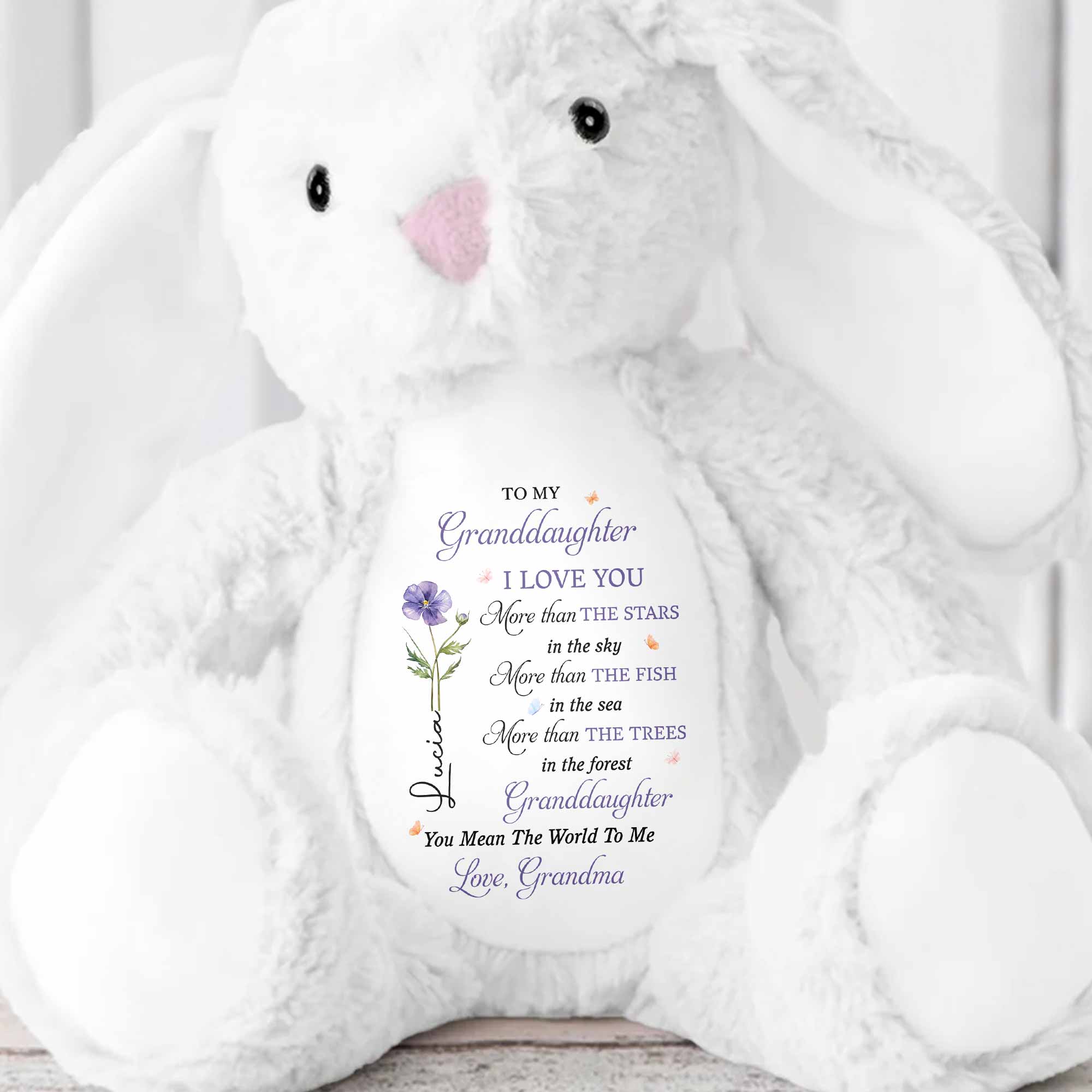 To My Granddaughter, I Love You, Flower