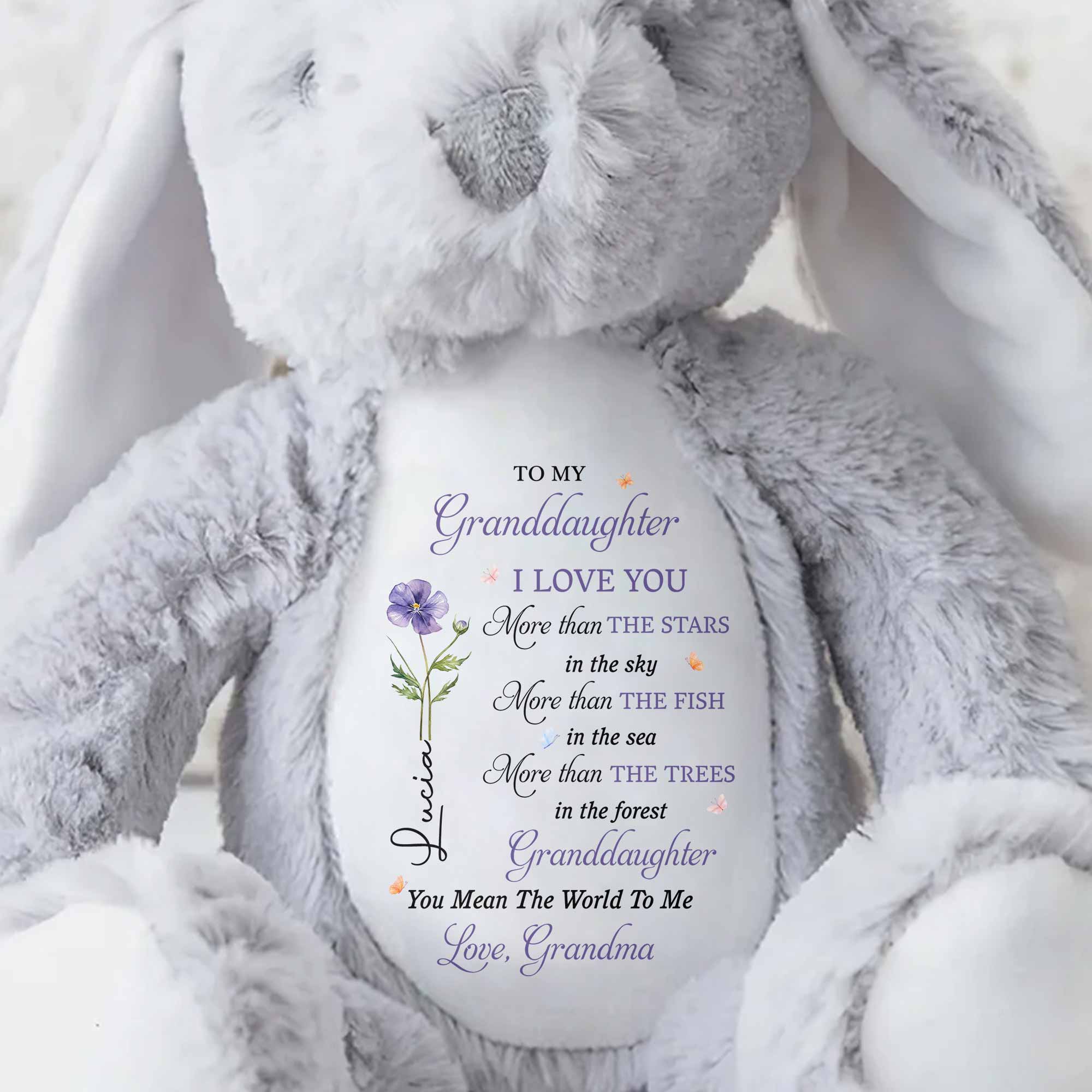 To My Granddaughter, I Love You, Flower