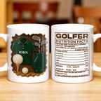 Golfer Nutrition Facts With Golf Accessories